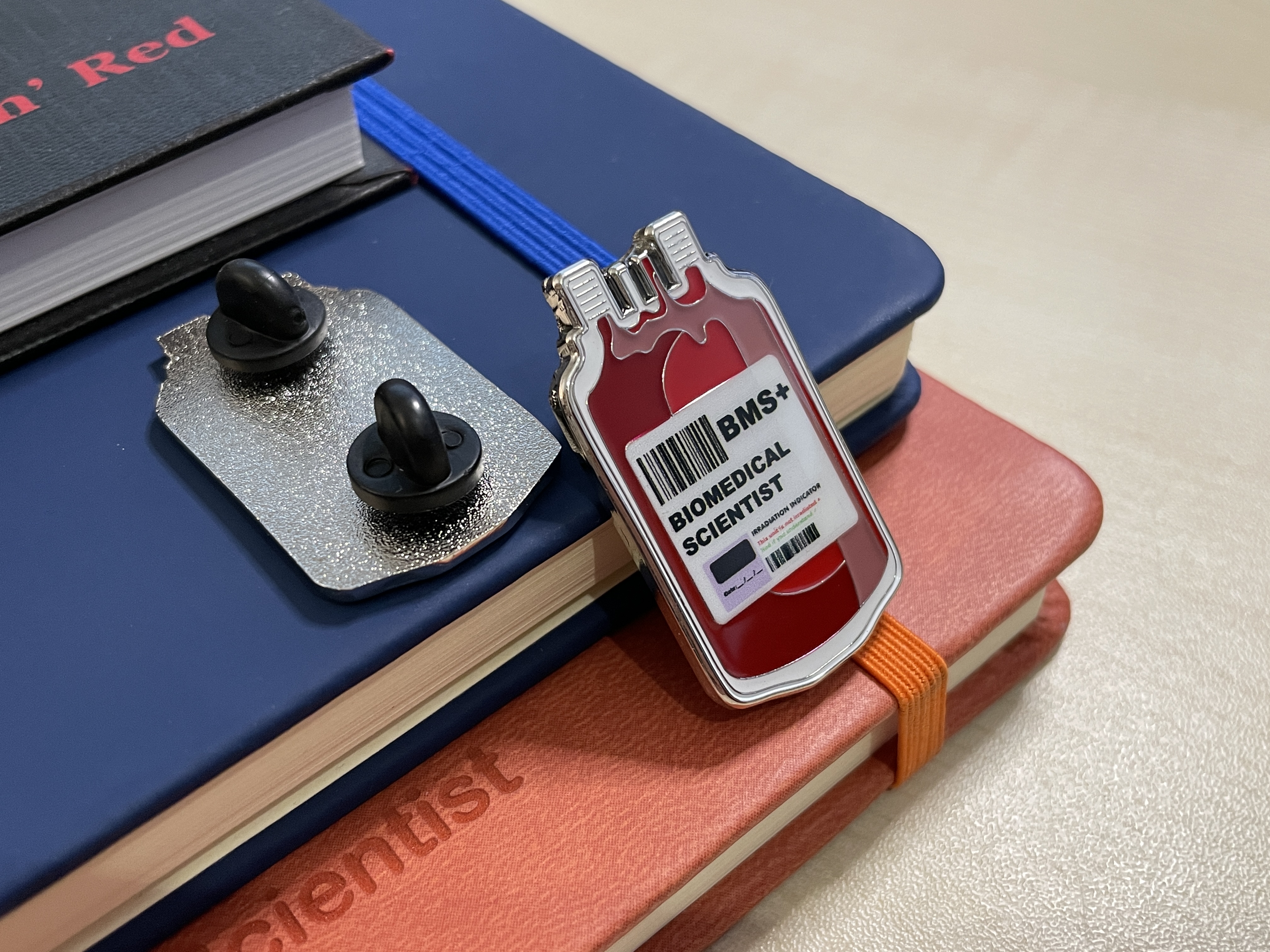 Biomedical Scientist Blood Bag pin